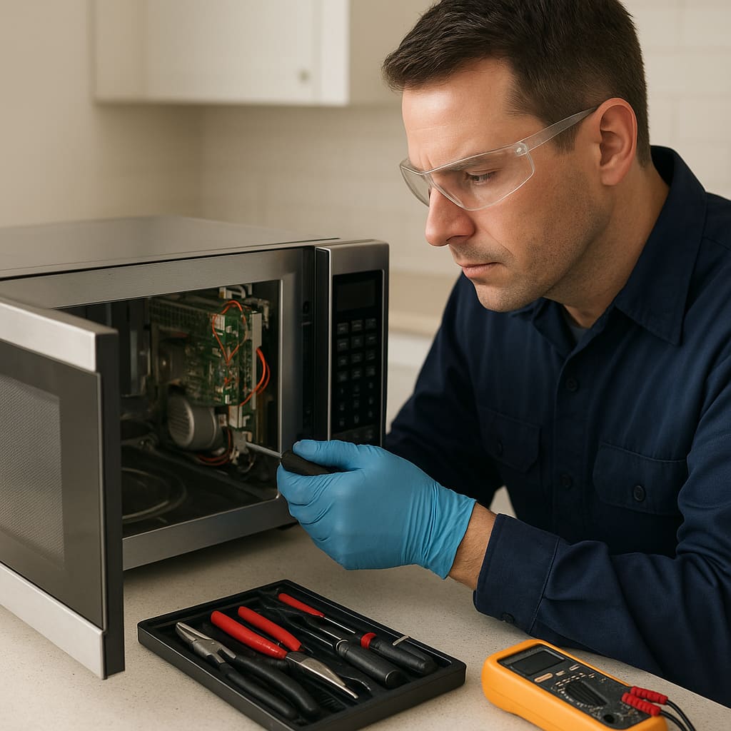Reparación de microondas